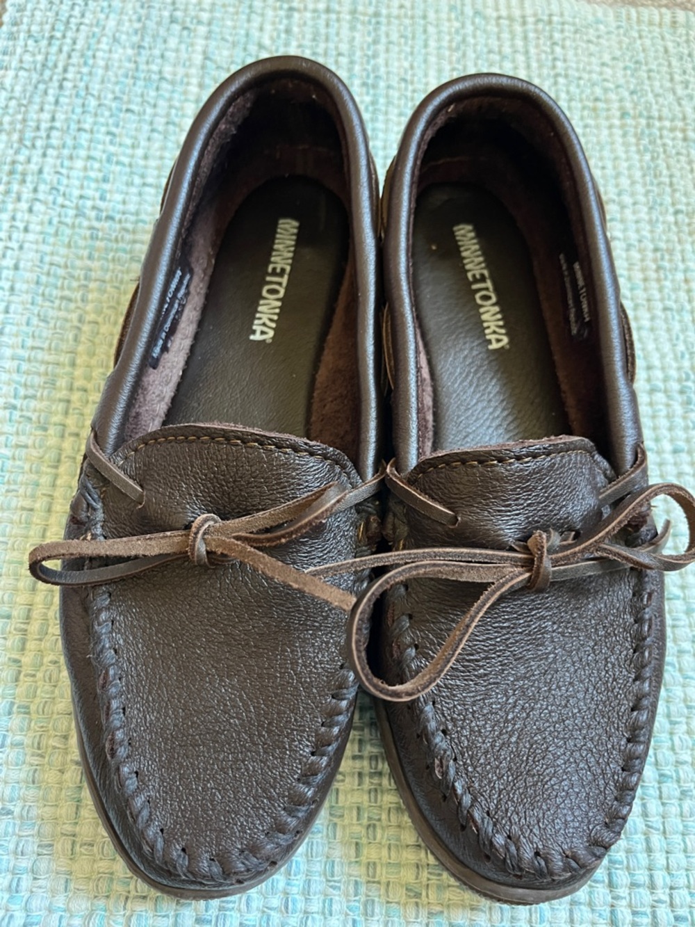 Minnetonka leather moccasins